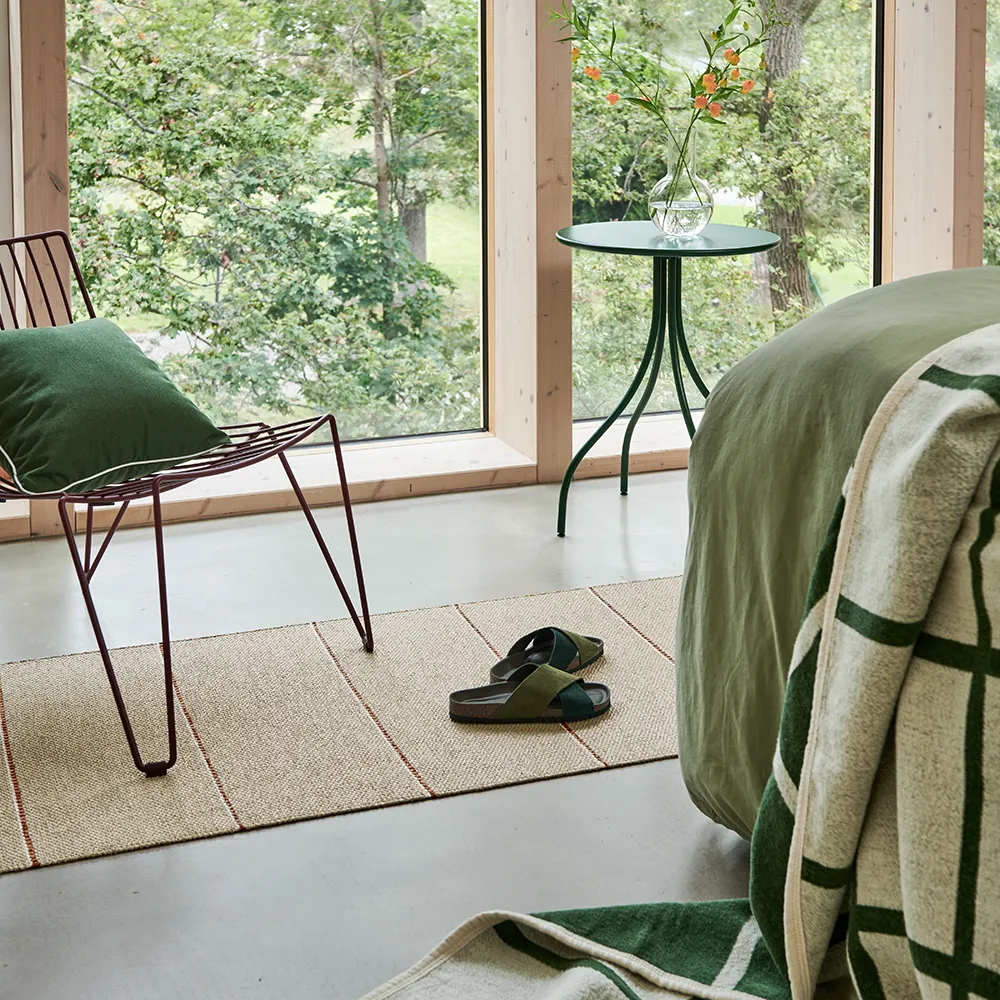 Lea rug Beige/Rust/Vanilla 70 x 300 cm