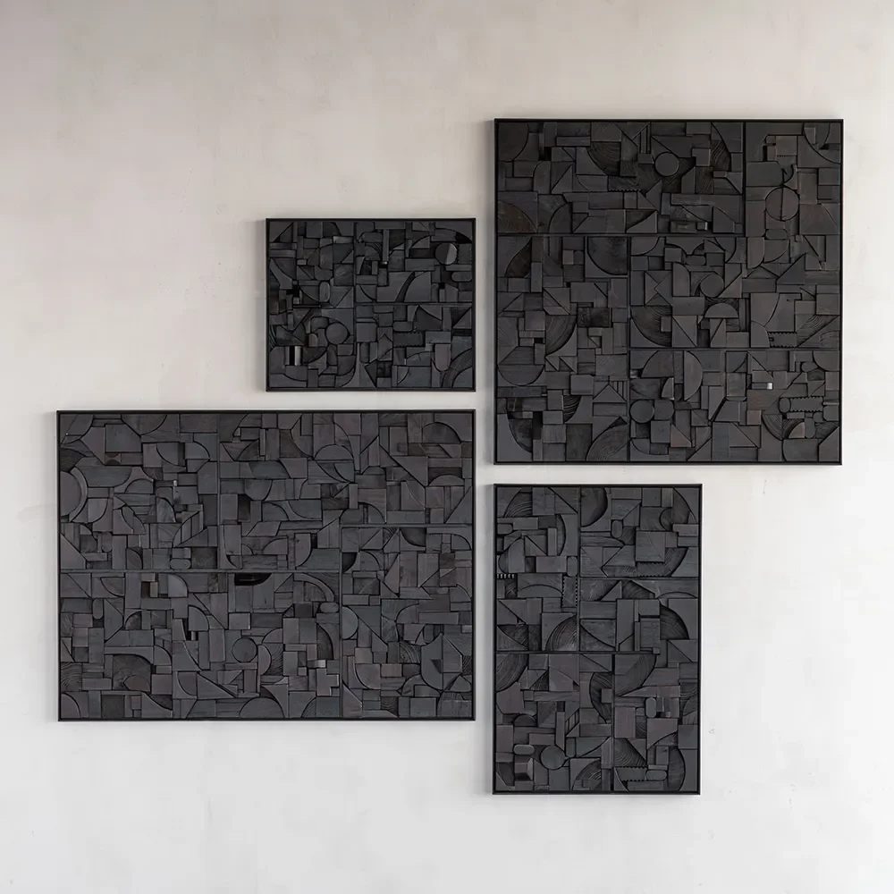  Bricks Wall art 120x90 cm Brown