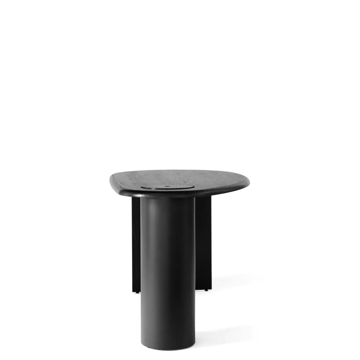 The Eclipse Desk Oak Black
