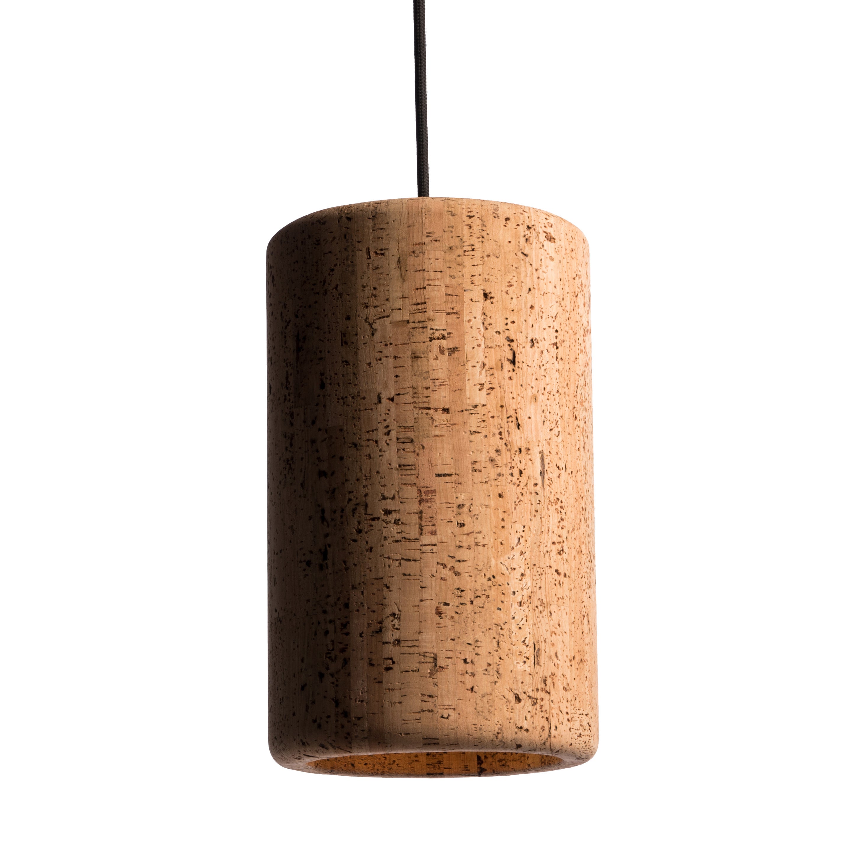 Porto Pendant L D180 Black structure/Cork Natural