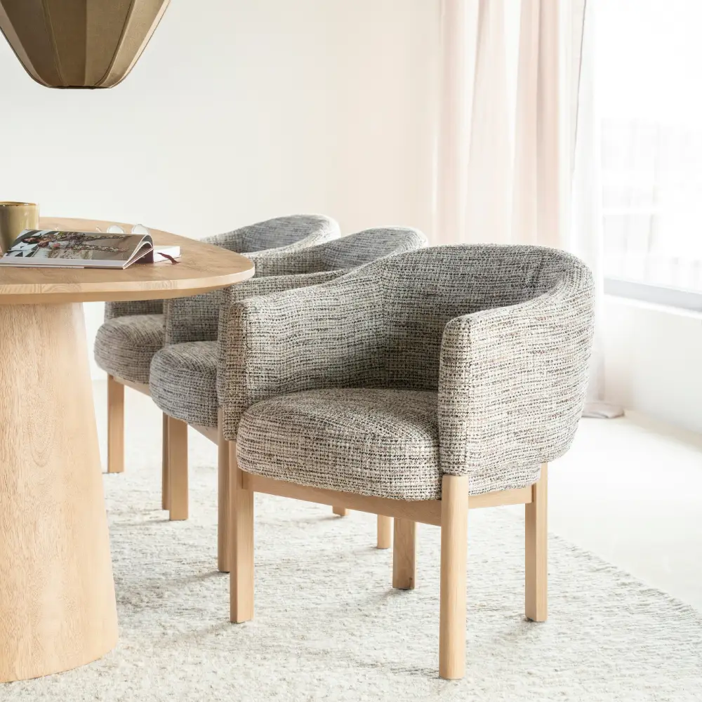 Micha Chair - taupe Nori