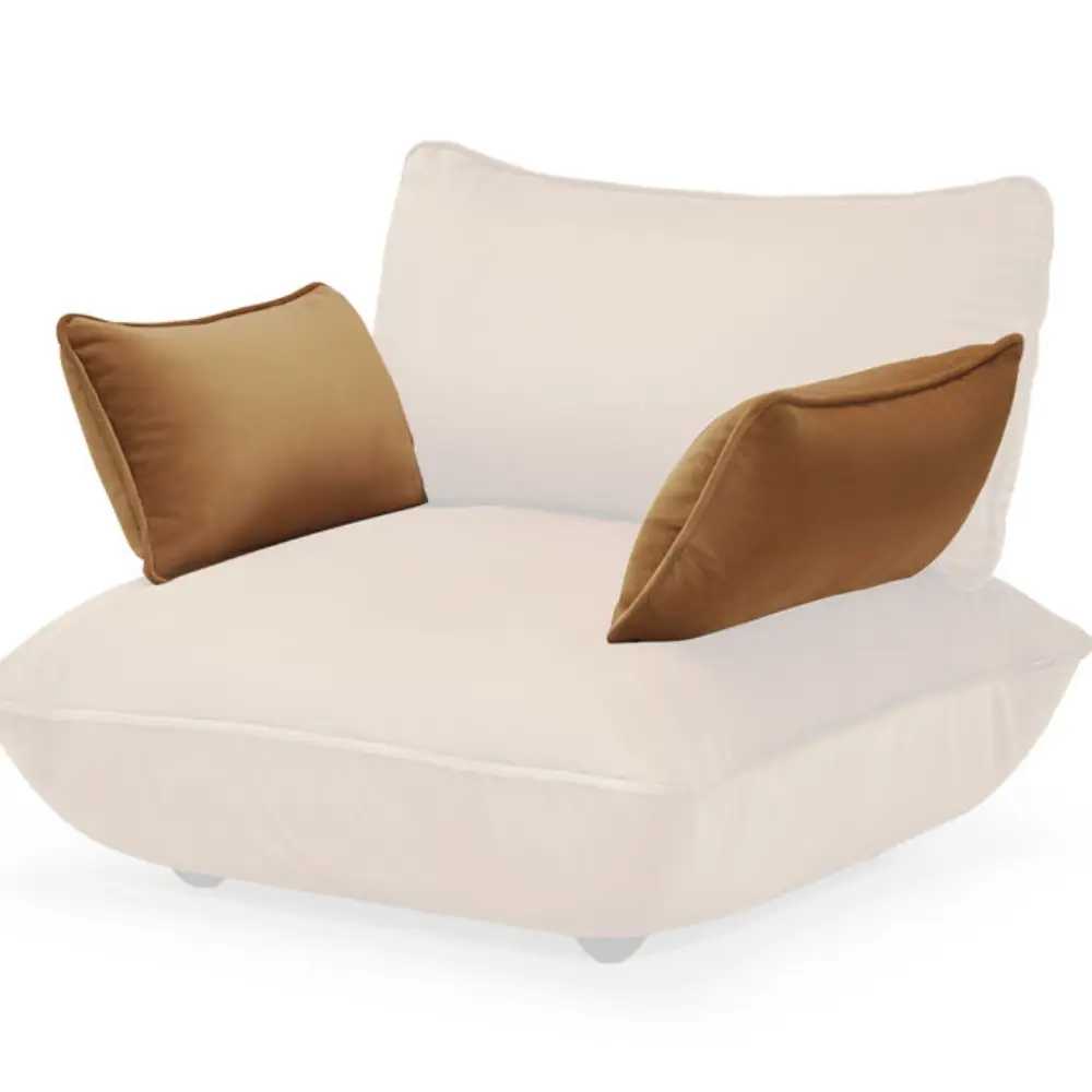 Sumo armrest velvet recycled almond