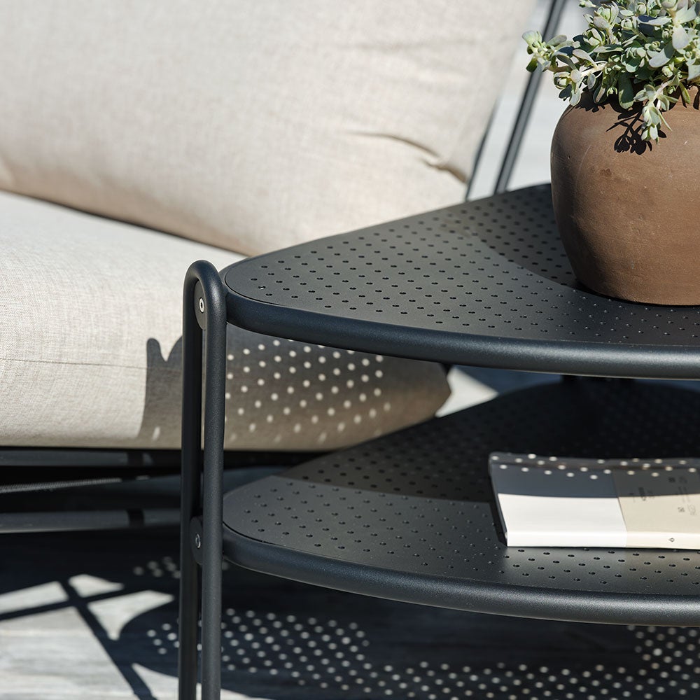 Blixt coffee table 60x60 cm black 