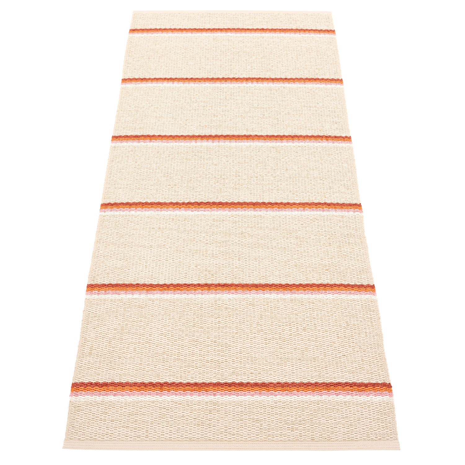 Olle Carpet 70x180 cm brick / background cream