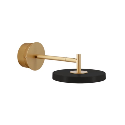 Asteria Wall Short Lamp Ø15 cm Black