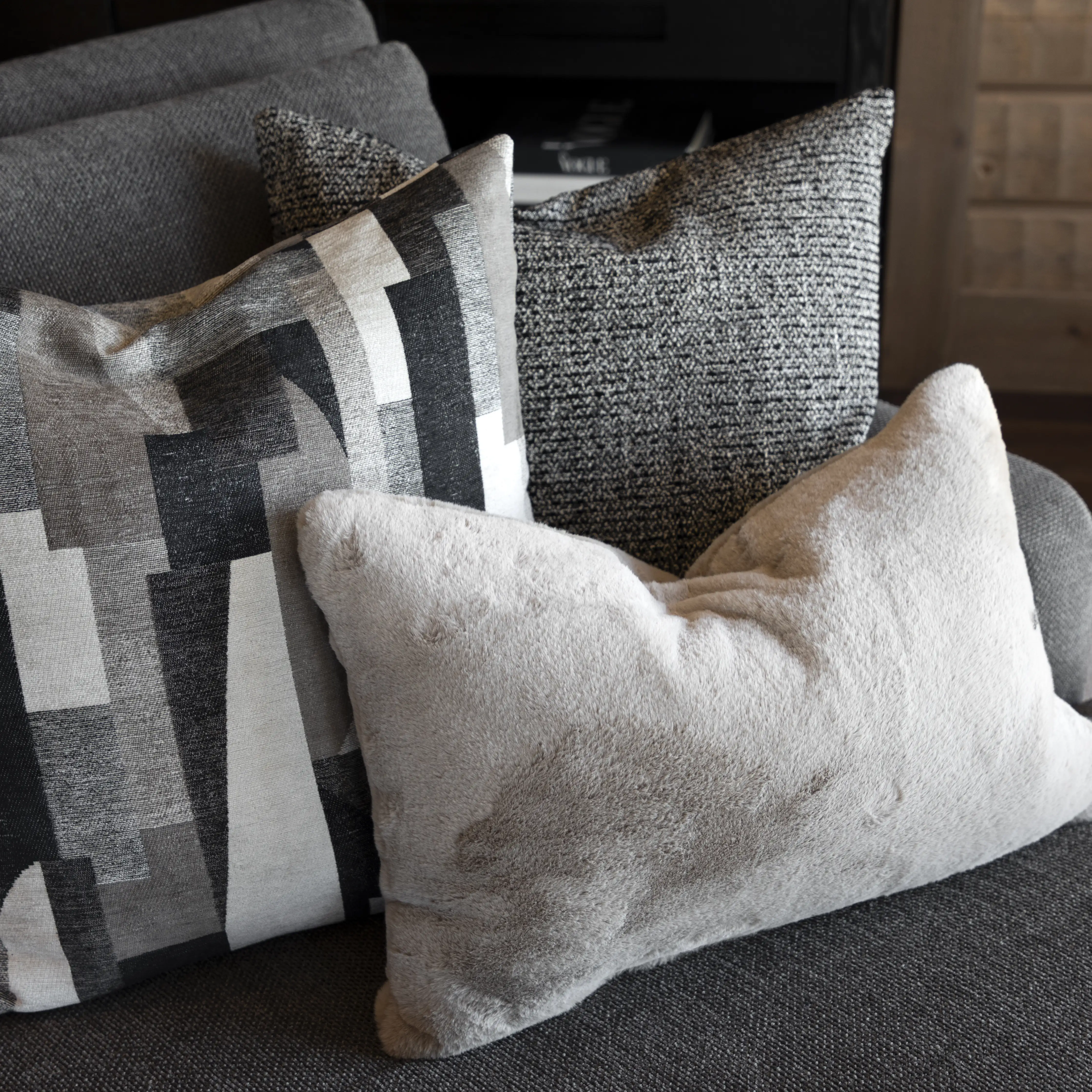 Cushion cover Nero Bianco 50x50 cm