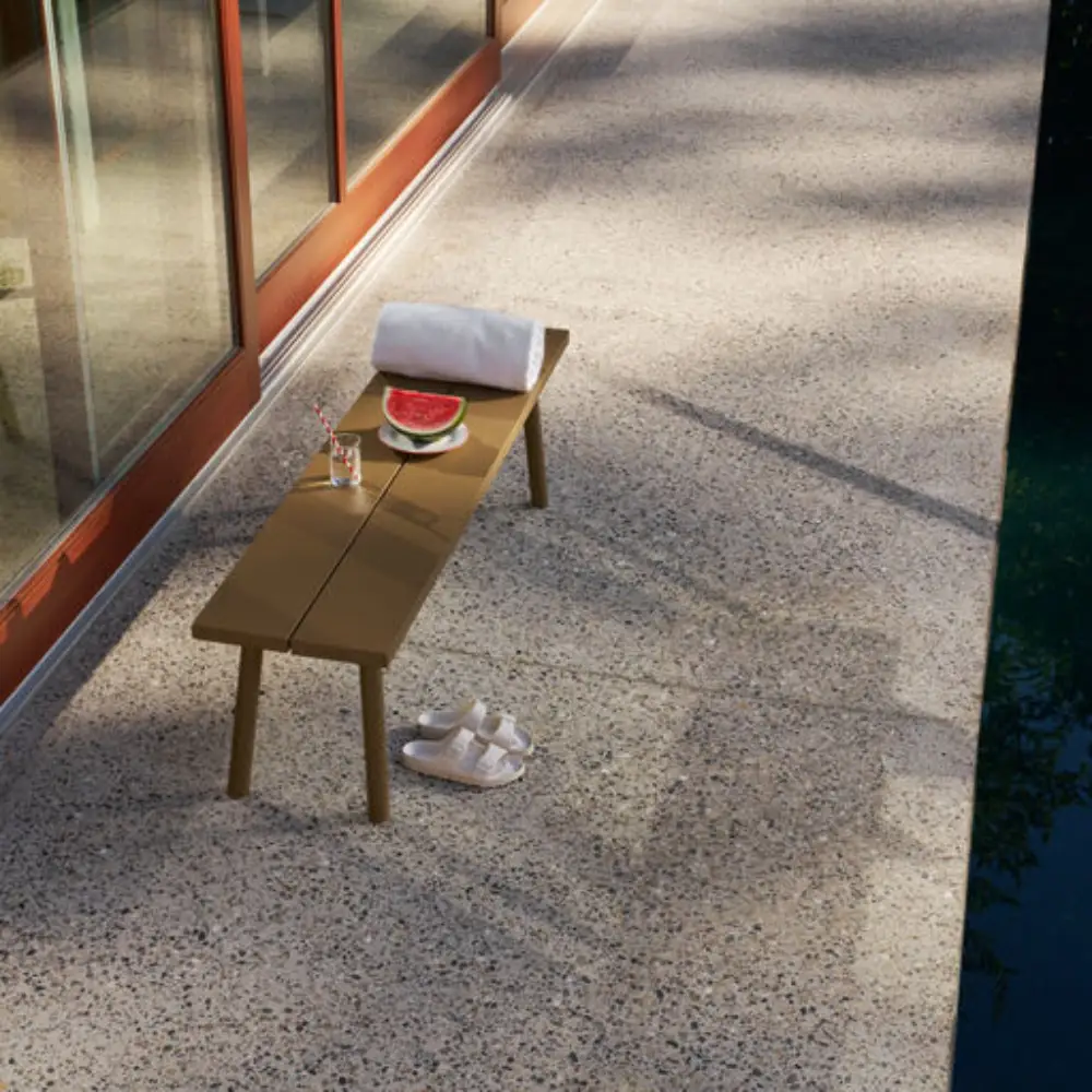 Fred's bench mochaccino