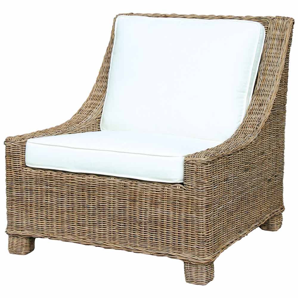 Madison rattan lounge armchair