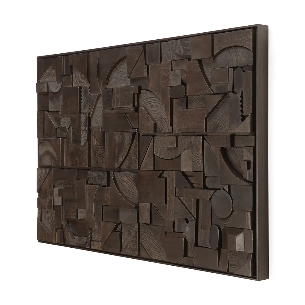  Bricks Wall art 90x60 cm Brown