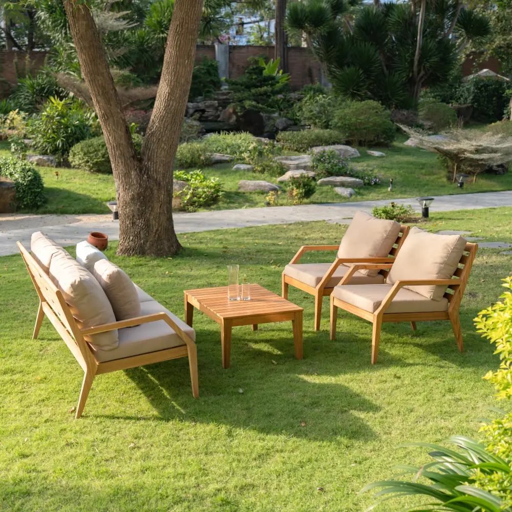 Gunnaröd 2-seater lounge sofa incl. cushions blue