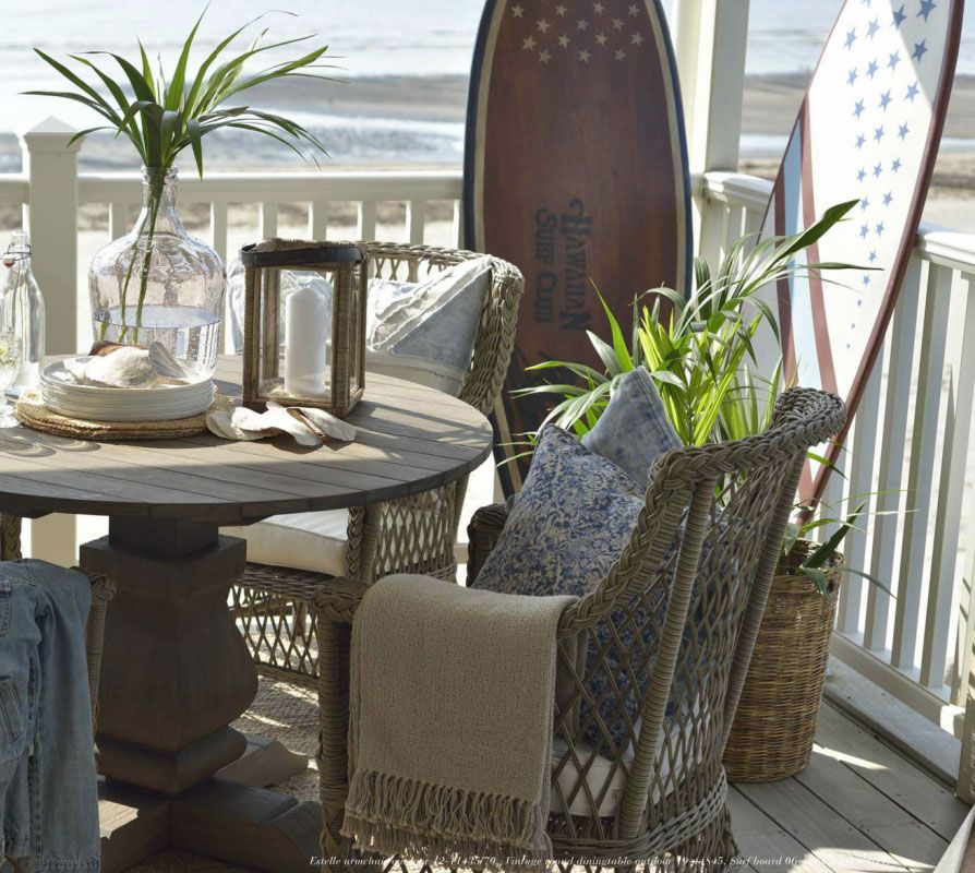 Surf Board Decoration Java Oak