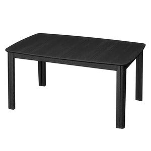 SM107 Dining table 101x160-316-368 cm Black lacquered oak