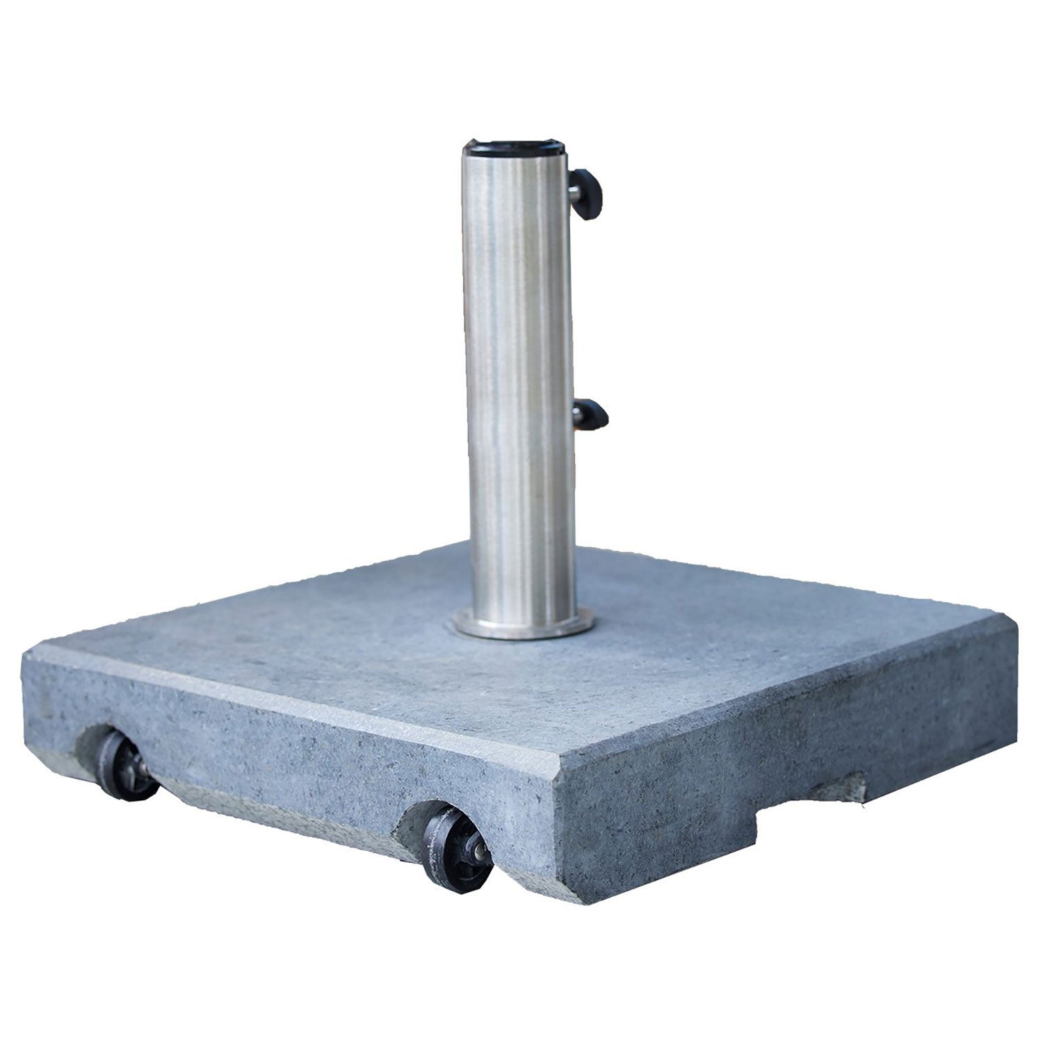 Parasol Base With Wheels 50 Kg Granite