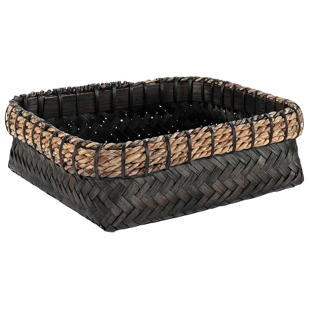 Napkin basket Davao Black Rattan