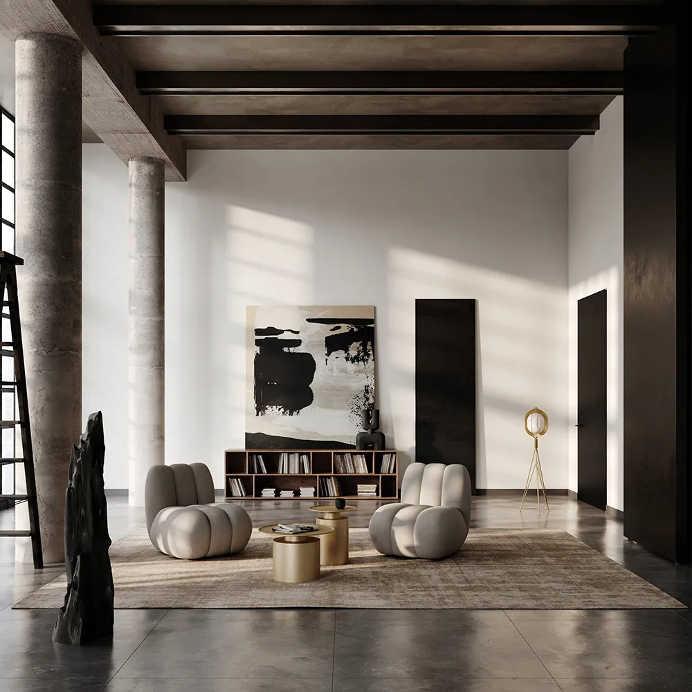 Toe Armchair - Taupe