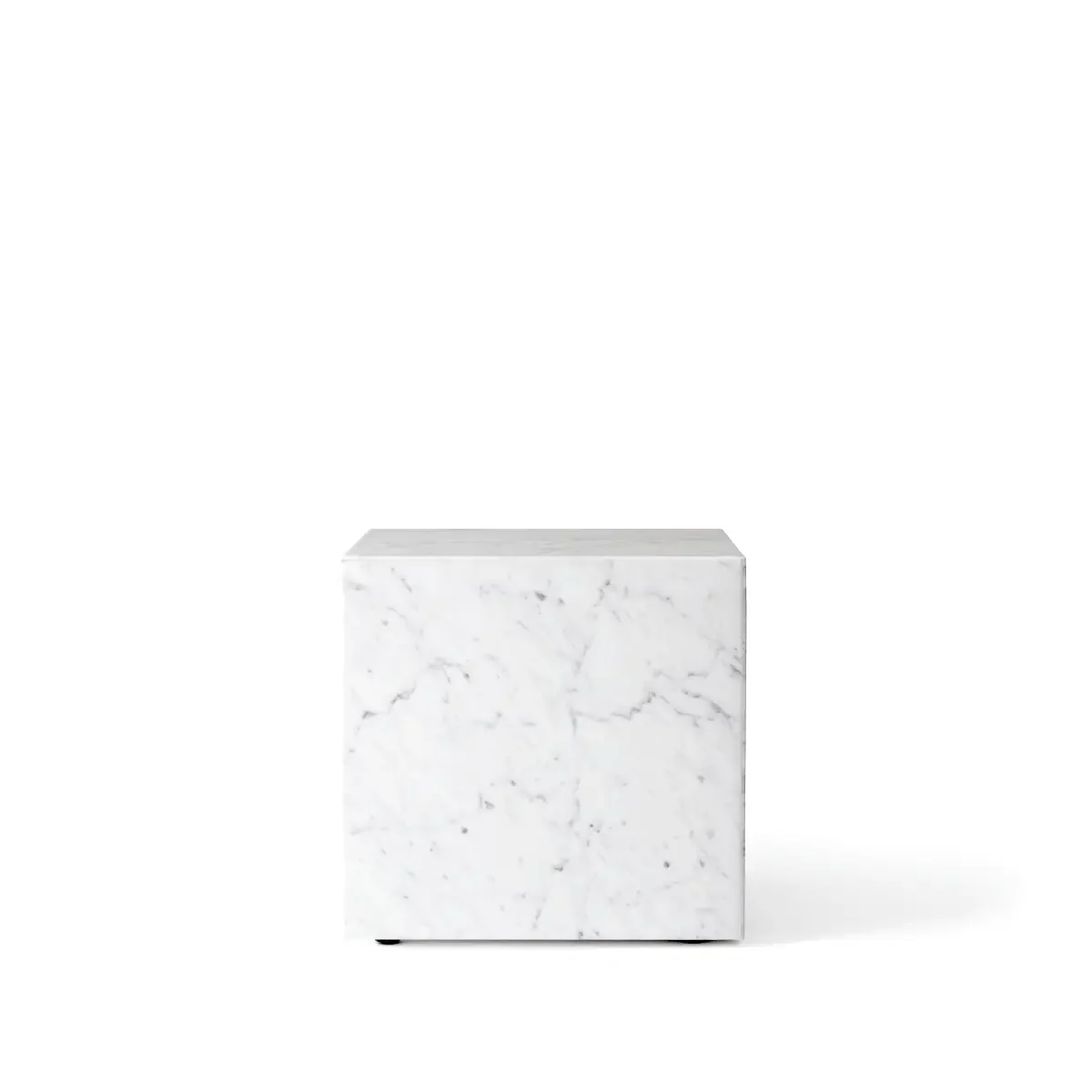 Plinth Table, Carrara Marble