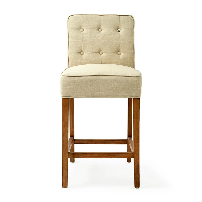 Cape Breton bar stool Linen flax
