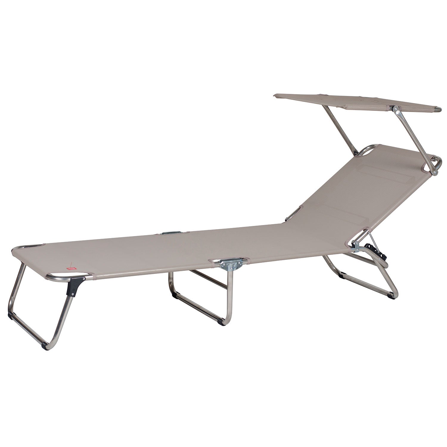 Amigo sunbed top aluminium/textilene taupe