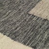 Counter Hand-woven Wool Rug 200x300 cm - Charcoal/Off-white