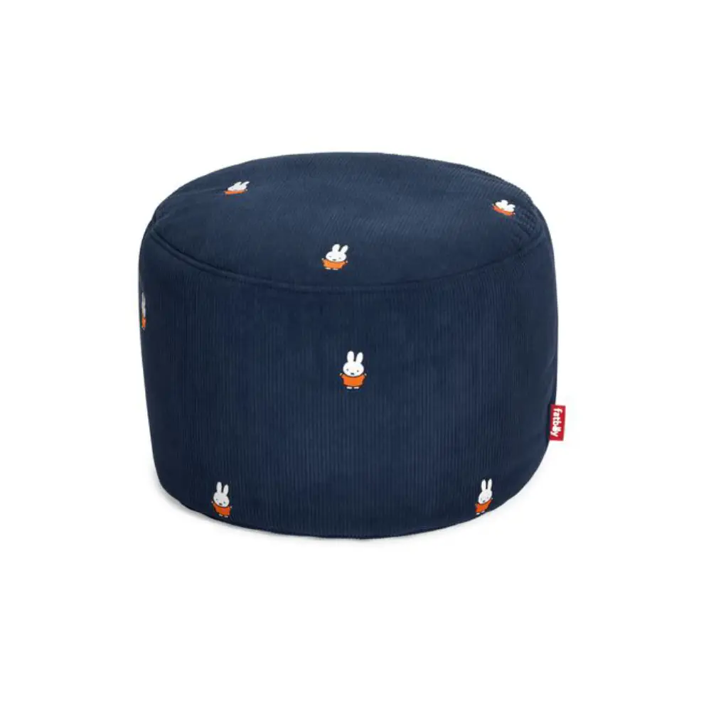 point cord pouf x Miffy deep blue