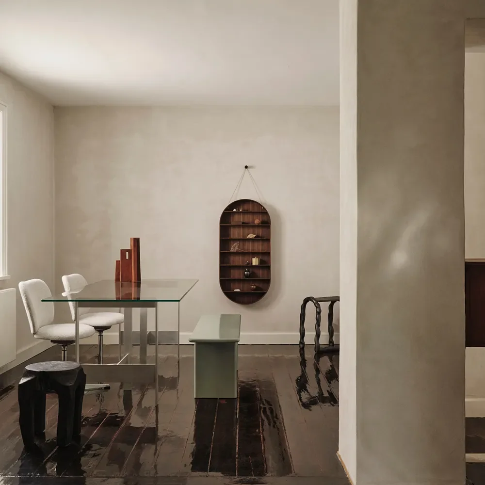 Lager Dining table 200x90 cm - Glass/Aluminium