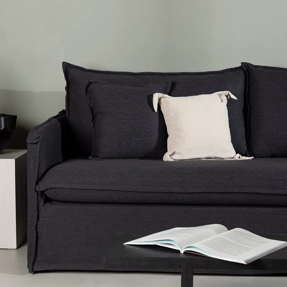 Nova 3-seater sofa Black