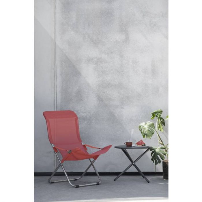 Fiesta sun lounger roses aluminium/textile