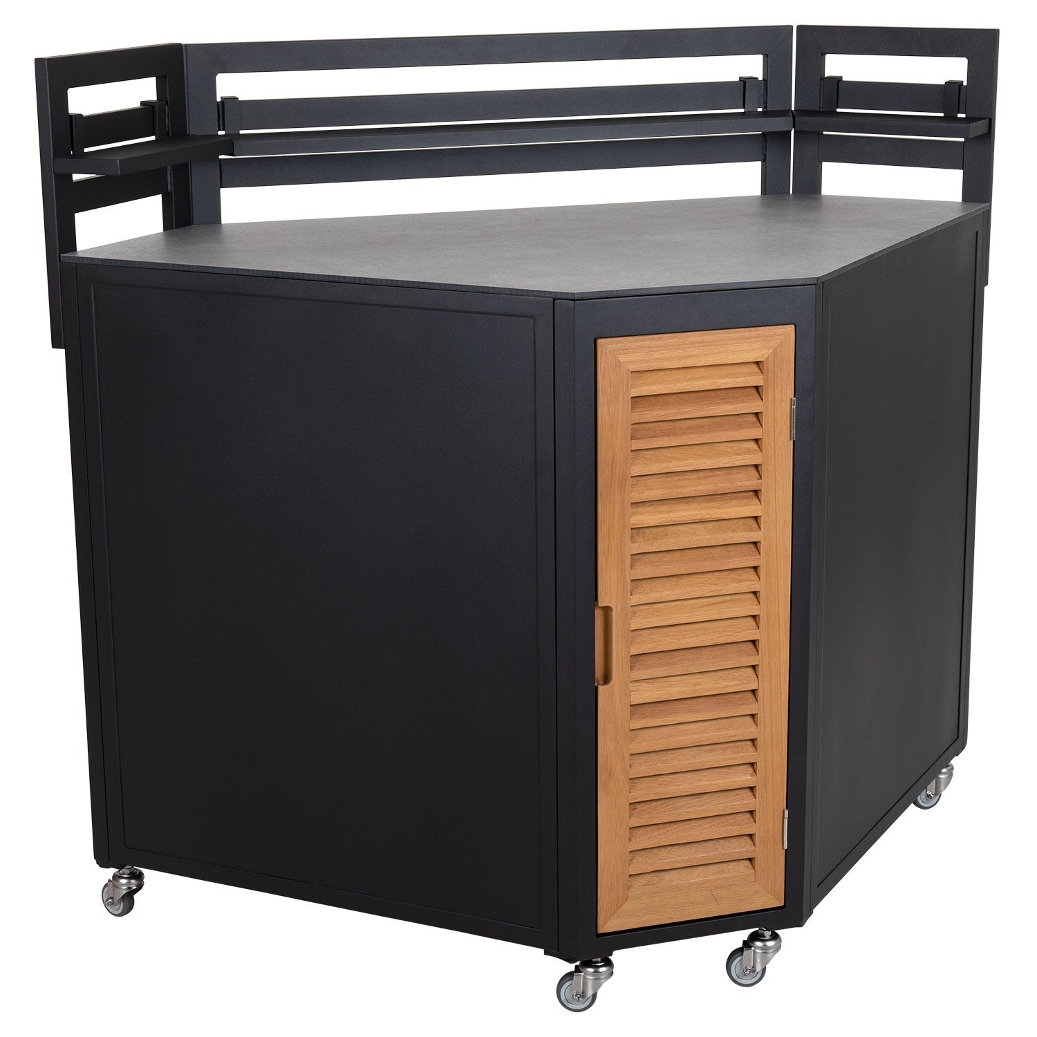 Fornax kitchen corner large black/grey