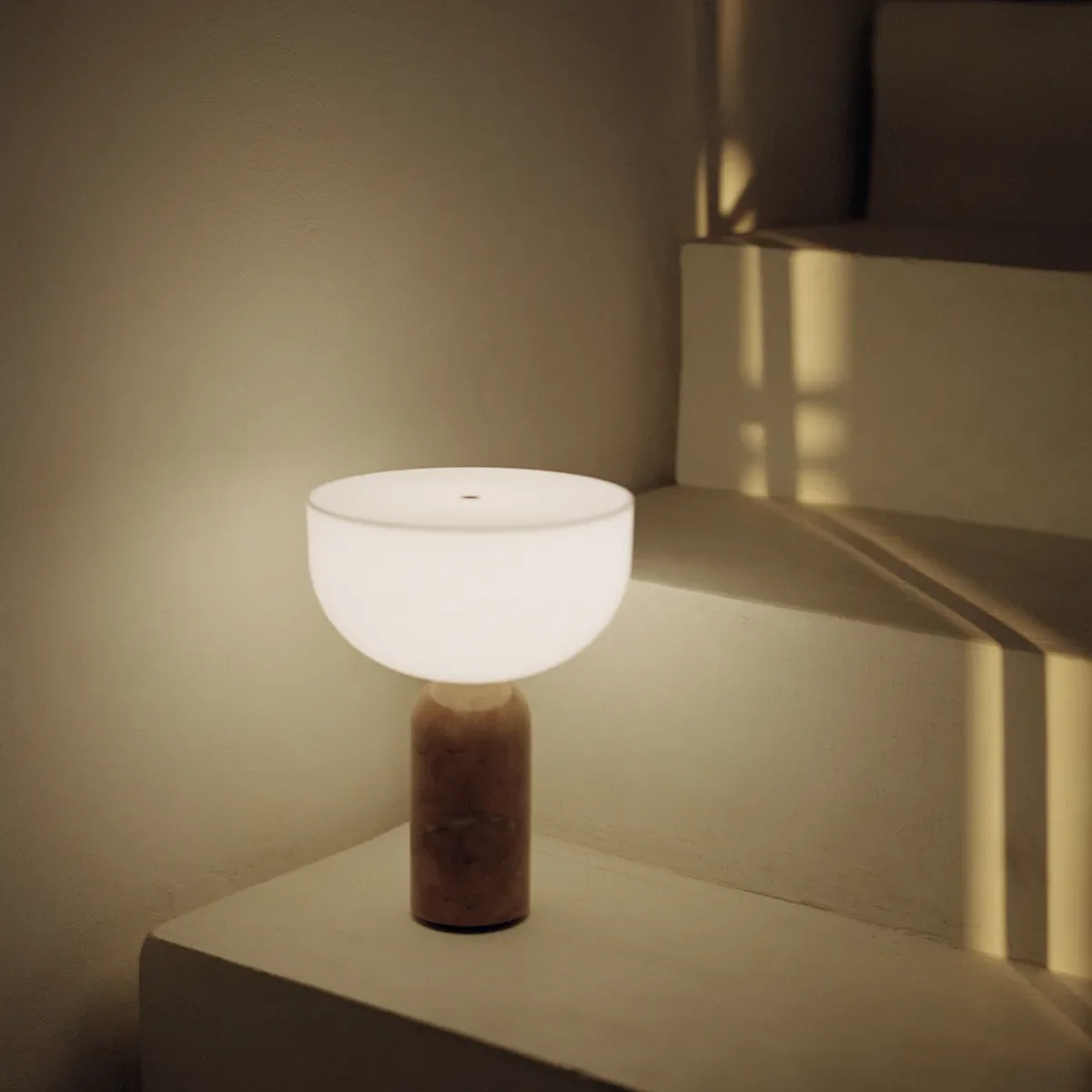 Kizu Portable Table Lamp Breccia Pernice
