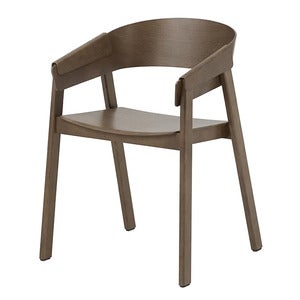 Cover armchair - Stained Dark Brown