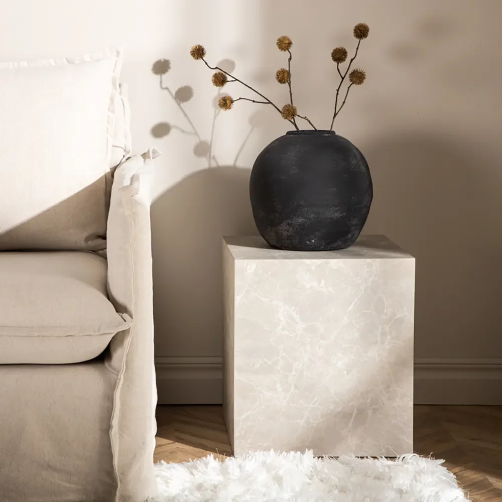 York Coffee Table 40x40 cm Beige