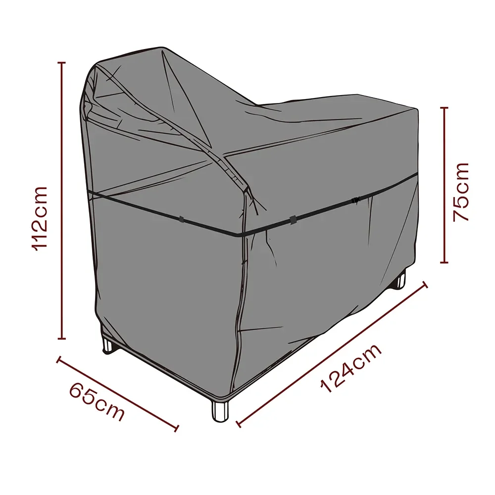 Furniture cover outdoor kitchen 124x65x112/75 cm Premium