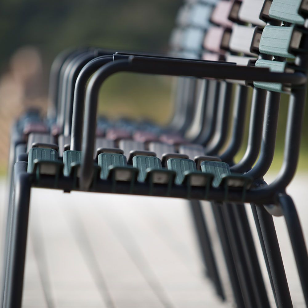 Clips armchair black/bamboo