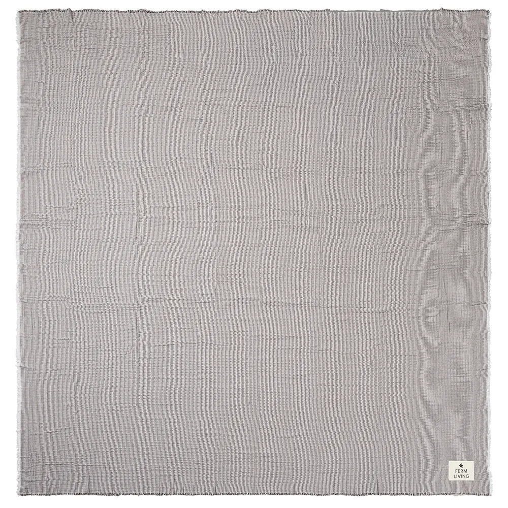 Fino Bedspread - Ink Blue/Sand