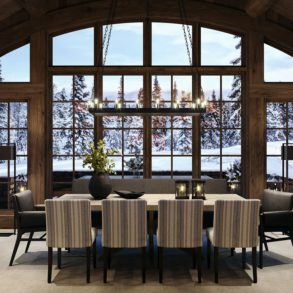 Ceiling light Crown 148x48 Cm Iron