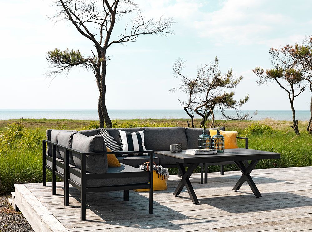 Leone middle section black/grey aluminium