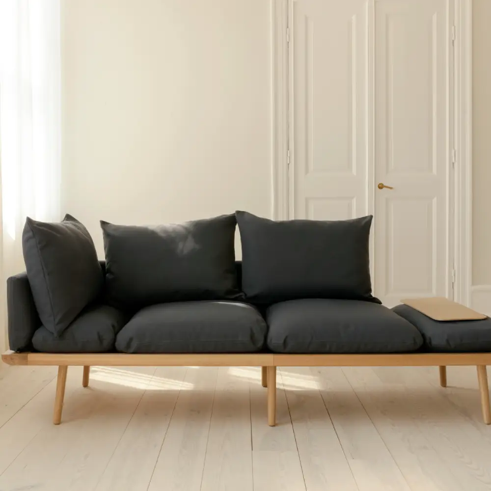 Lounge Around  3-seater sofa Oak/Shadow