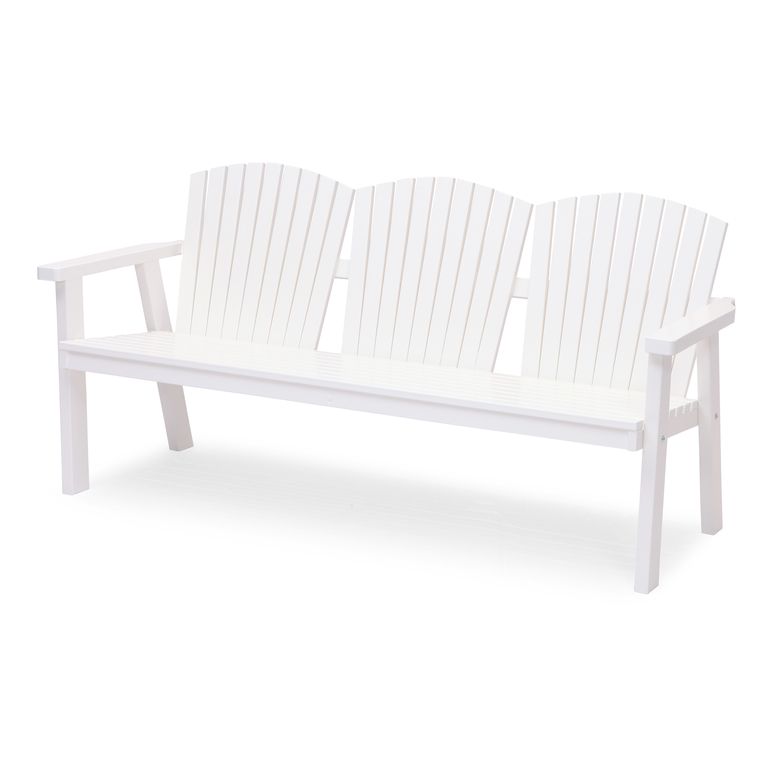 Solvik Sofa White Glazed 