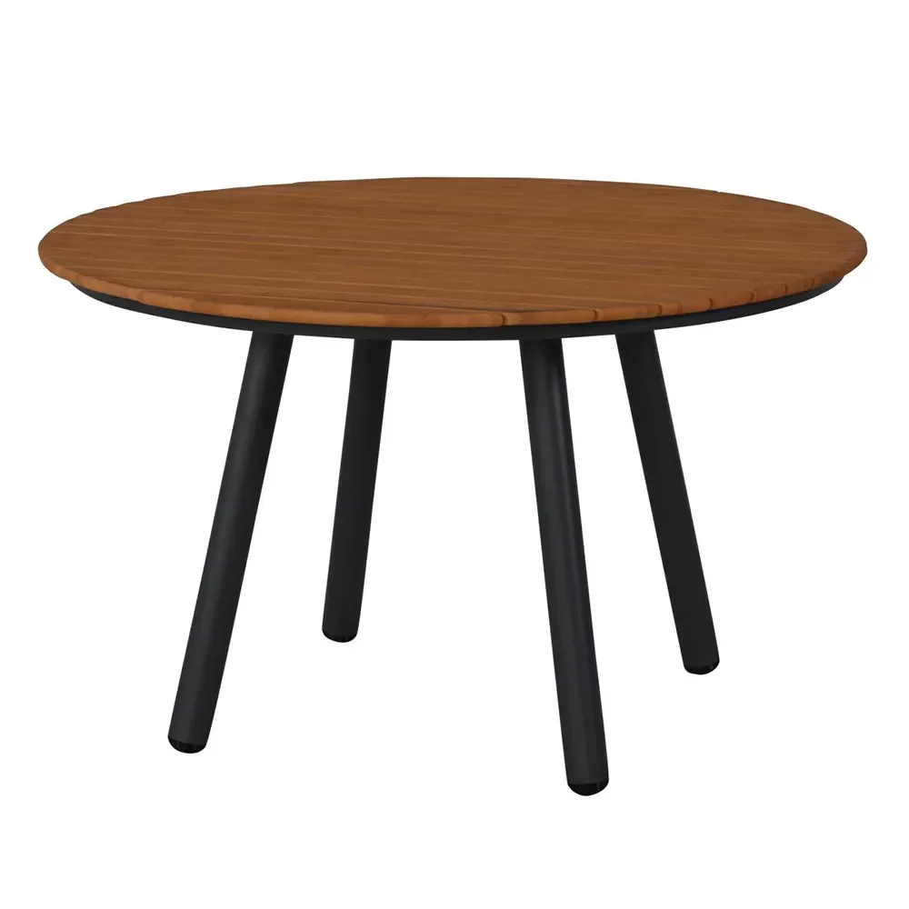 Bam Bo Dining Table Ø120 cm Bambu/Anthracite