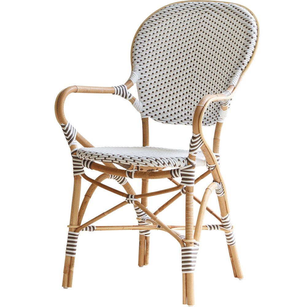  Isabell armchair grey with white dot