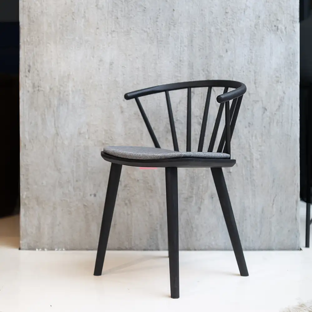 Edda Dining Chair black 2-pack