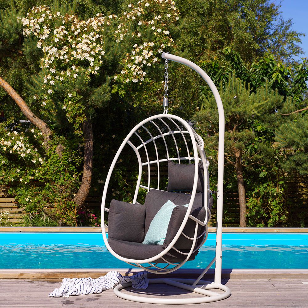 Palo hanging swing white/grey