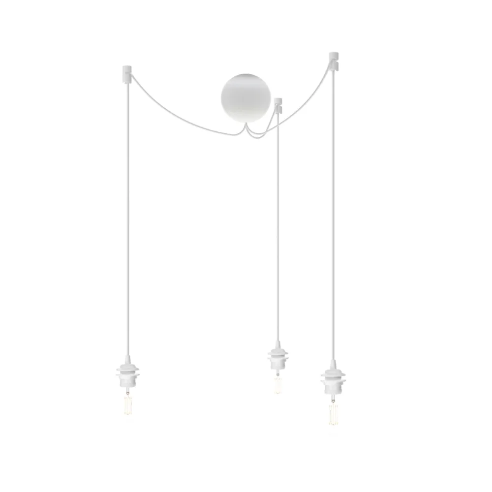 Cannonball Cluster Ø12 cm Cord set Triple White