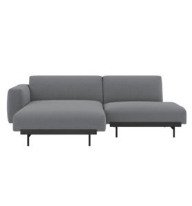 In Situ 2-seat modular sofa Config 6-Ocean80/Black