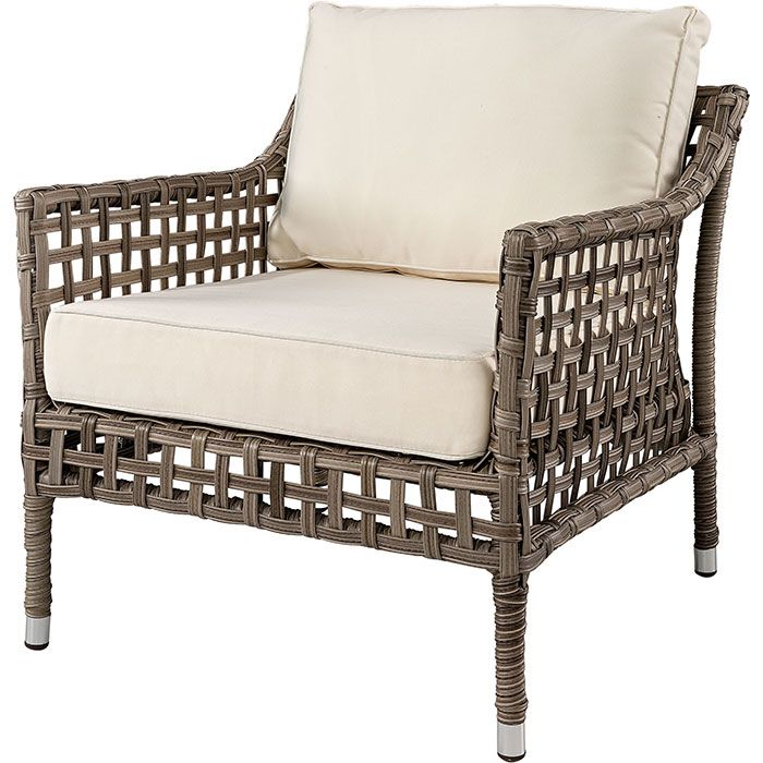 Santa Monica armchair in synthetic rattan