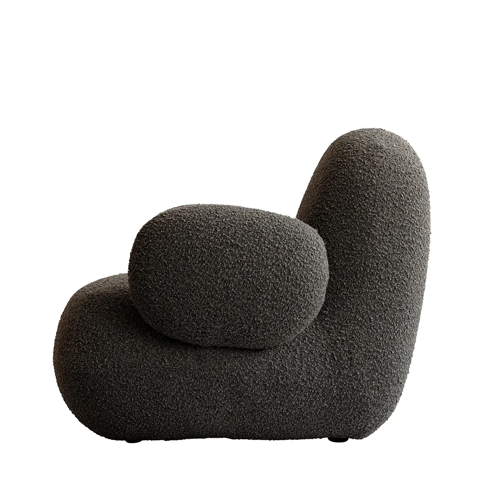 Toe Armchair Flat - Deep Taupe