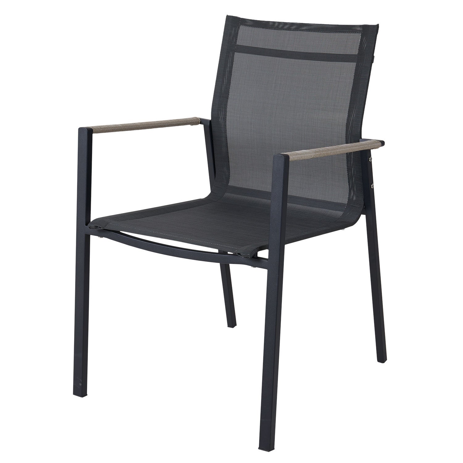 Lyra armchair black/grey
