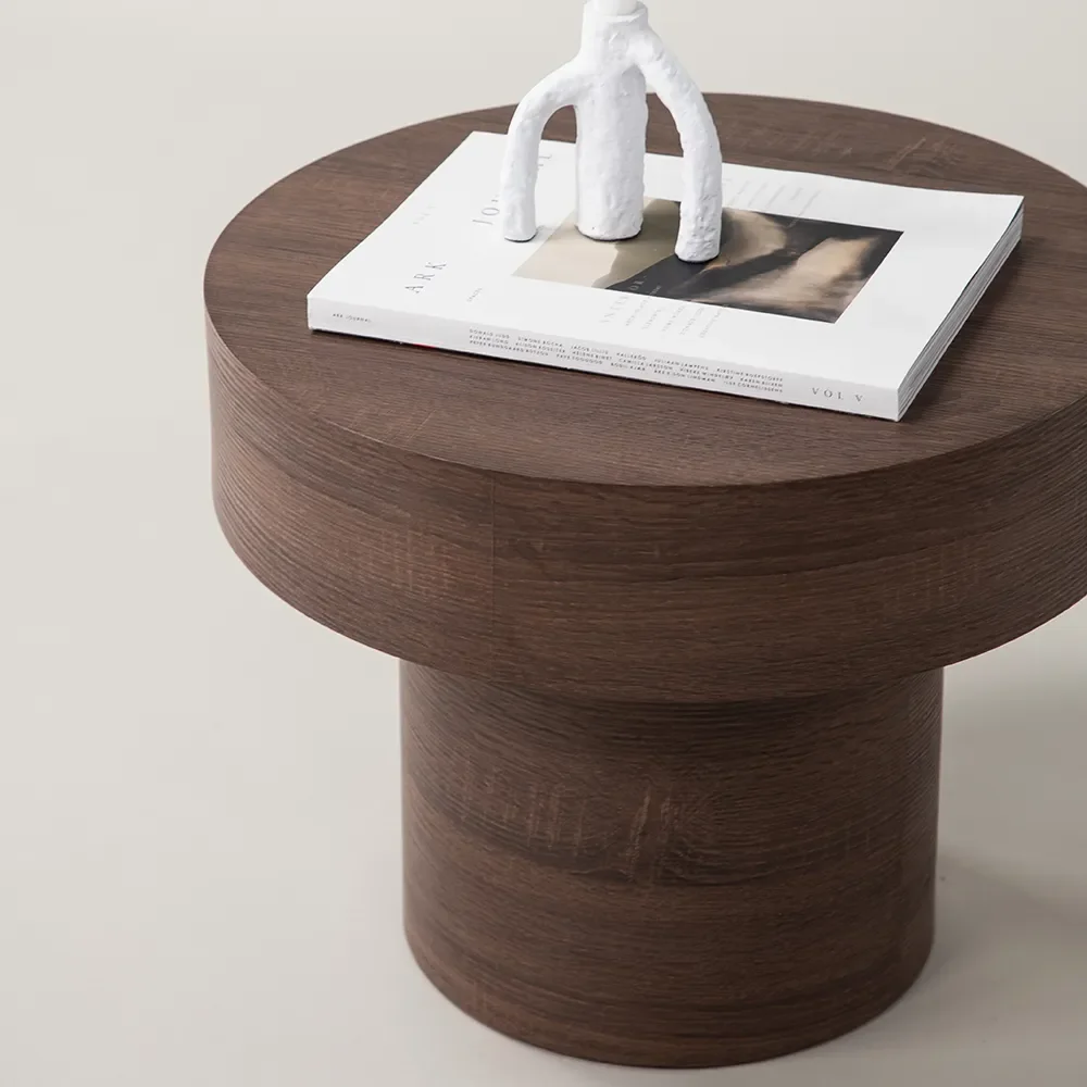 Malung Side Table Ø50 cm Brown