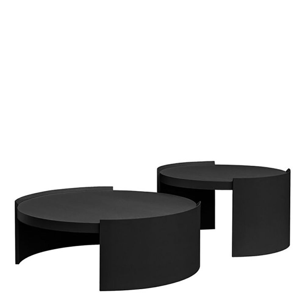  Oakland coffee table Ø80 cm Black