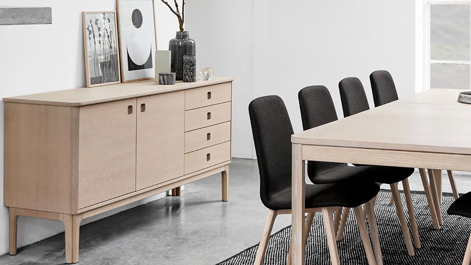 Sm300 Sideboard Oak Lacquer